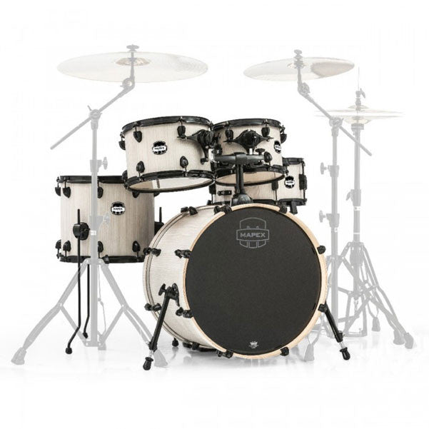 mapex acoustic drum kits mapex ma529sfbaw mars series 5 piece rock shell pack - bonewood finish