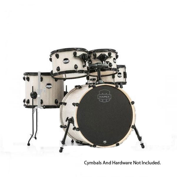 mapex acoustic drum kits mapex ma529sfbaw mars series 5 piece rock shell pack - bonewood finish