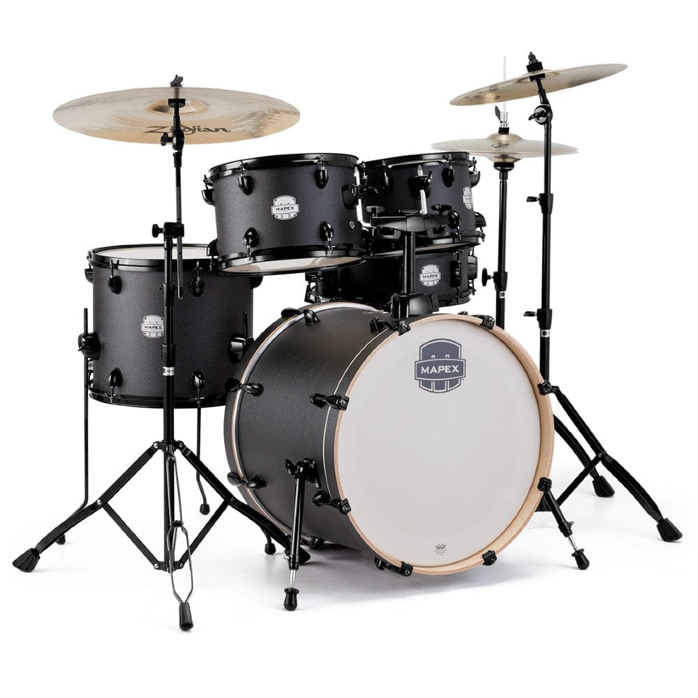 mapex acoustic drum kits mapex st5045f storm 5-piece fusion drum set with hardware   