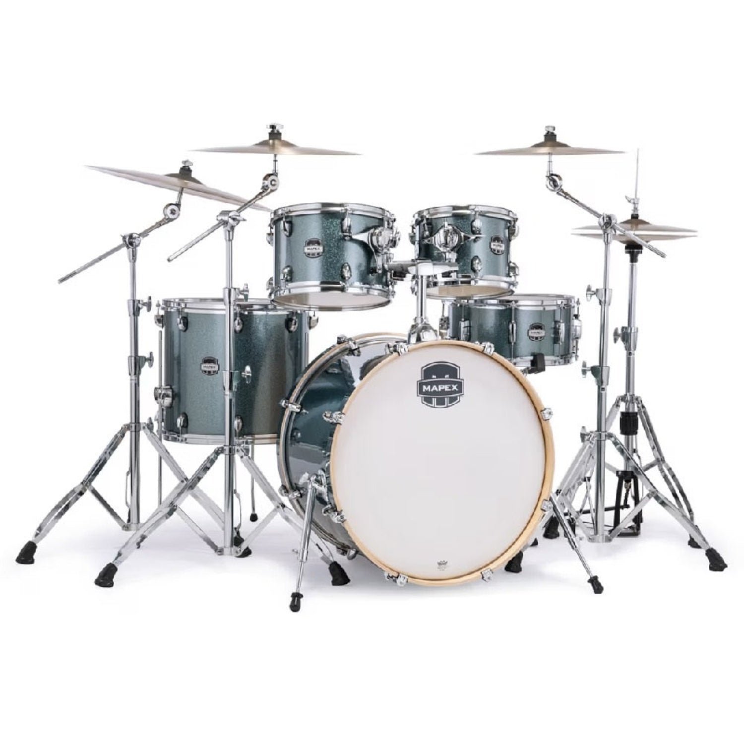 Mapex Acoustic Drum Kits Twilight Sparkle Mapex MA529SF Mars Birch 5 Piece Rock Shell Pack