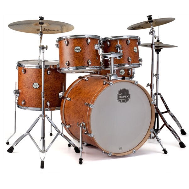 Mapex Acoustic Drum Kits Wood Grain Mapex ST5255 Storm Series 5pcs Acoustic Drum Kit With Hardware