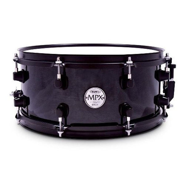 mapex snares mapex 13inch x 6inch birch snare drum -trans midnight black mpbc3600bmb