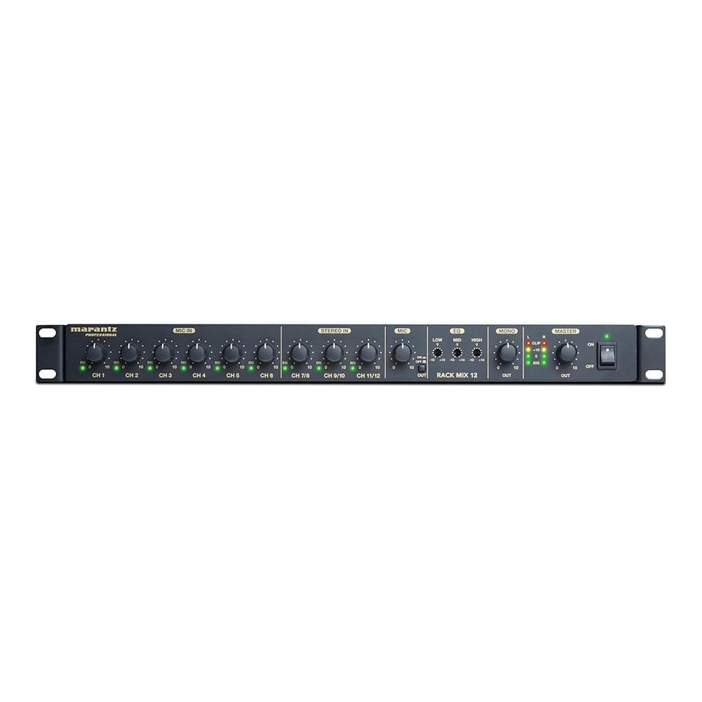 marantz line mixers marantz rack mix 12 12 channel line mixer with priority