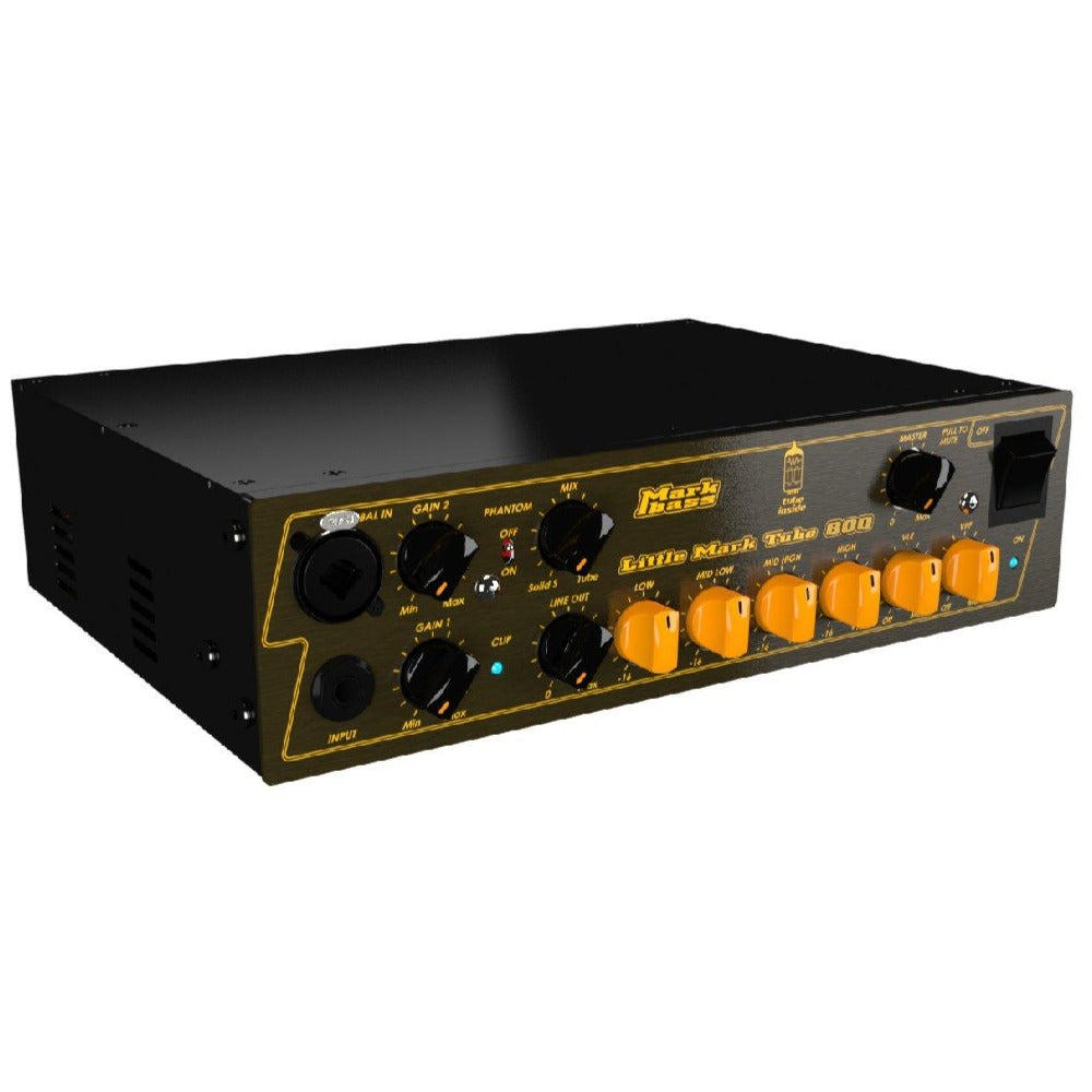 Markbass Bass Amplifier Heads Mark Bass MBH110023 Little Mark Tube 800 Bass Amplifier Heads