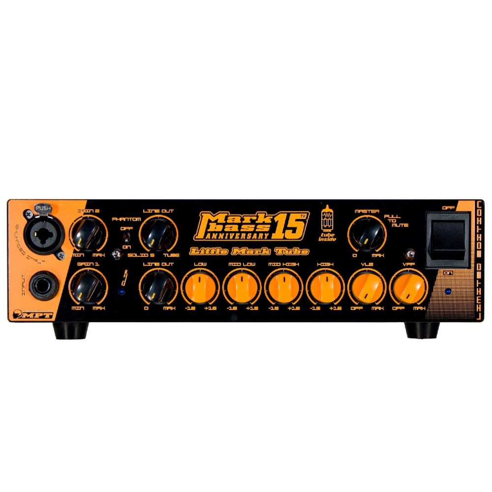 markbass bass amplifier heads markbass little mark tube 15th anniversary bass amplifier head