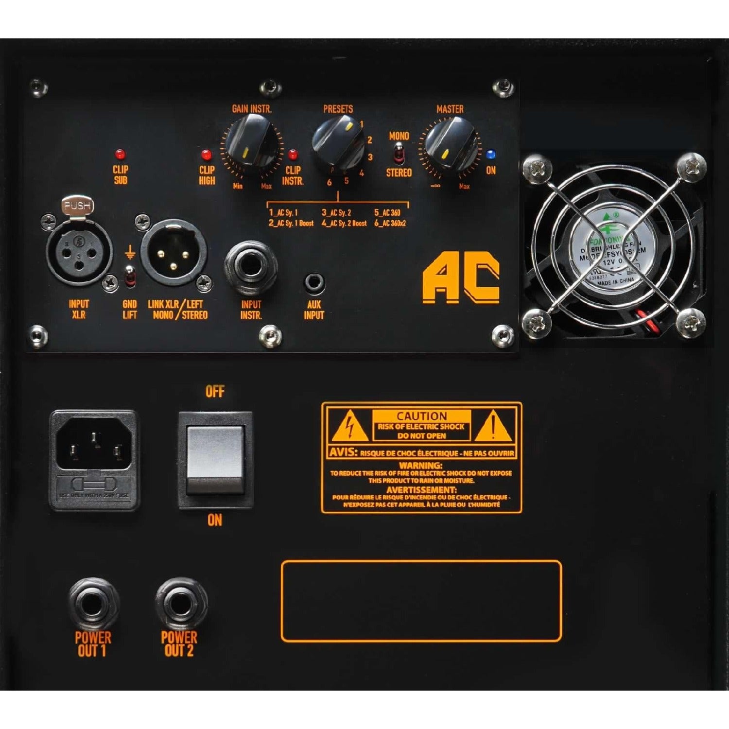 Markbass Guitar Amp Speaker Cabinet Markbass MAK156009Z AC System 2 Audio System