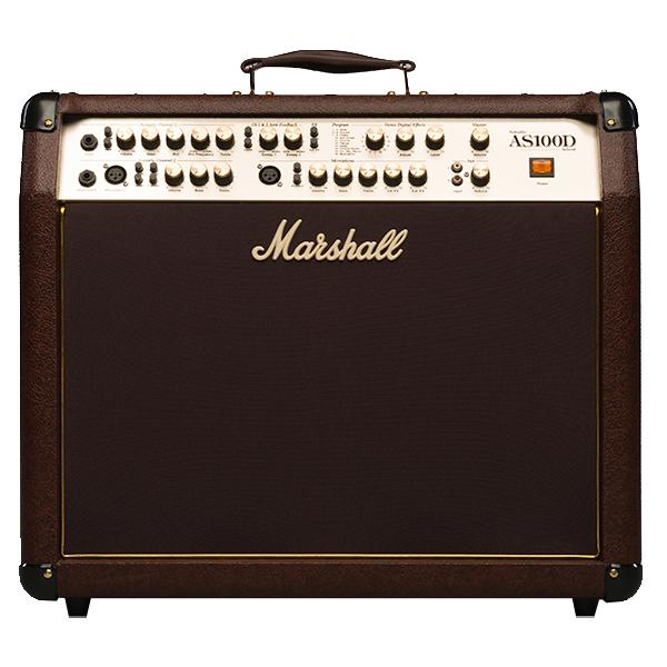 Marshall Acoustic Guitar Amplifiers Marshall AS100D 50+50-watt 2x8inch 4-channel Acoustic Combo