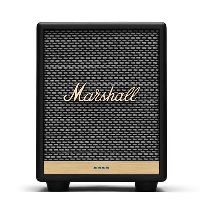 marshall bluetooth speakers black marshall uxbridge home voice speaker with alexa   