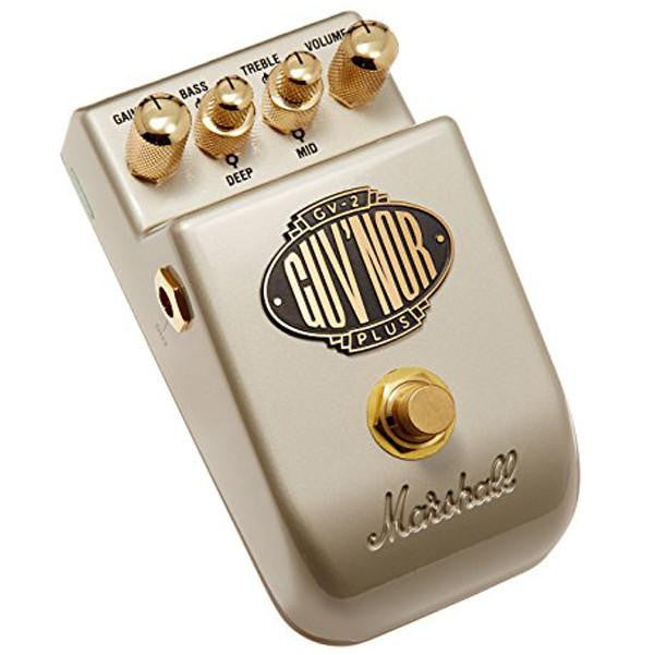 marshall effect pedals marshall gv-02 guv'nor plus guitar effect pedal