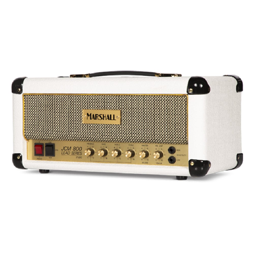 marshall electric guitar amplifier heads marshall sc20h 20 watt studio classic valve guitar amplifier head   #color_white