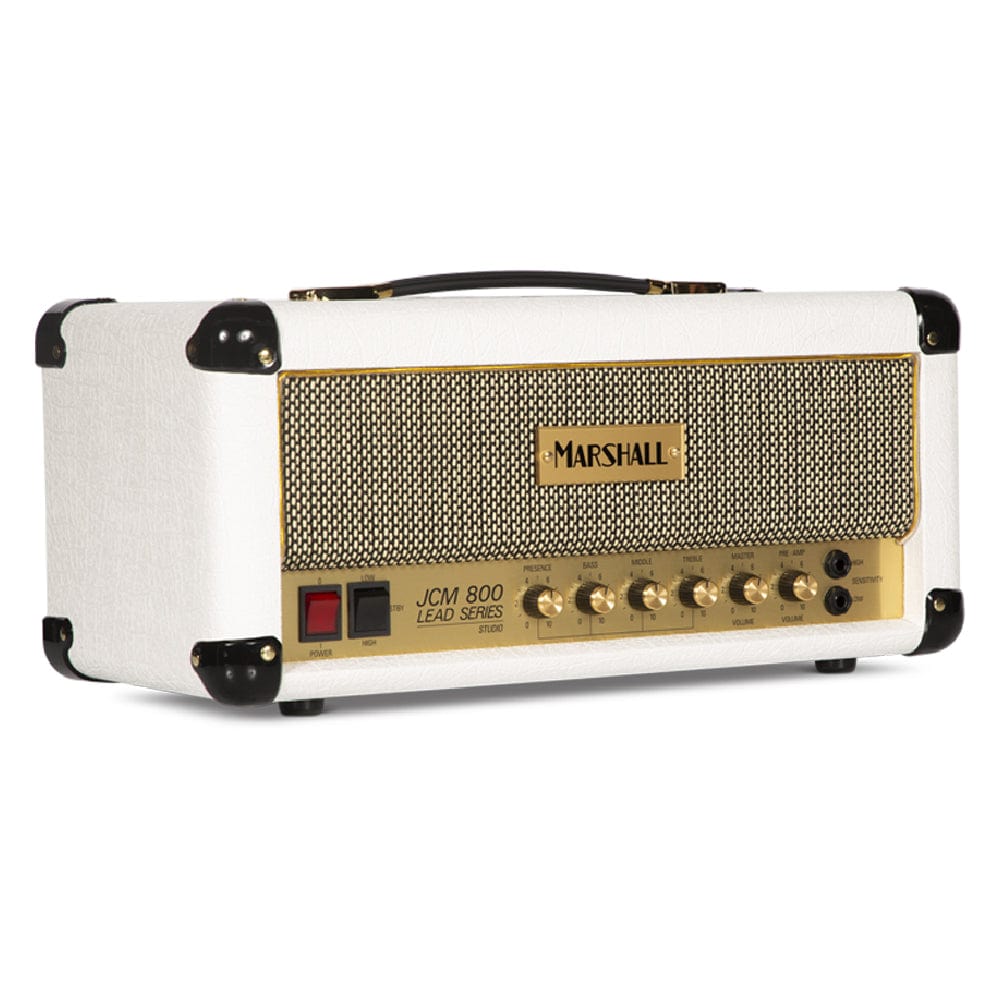 marshall electric guitar amplifier heads marshall sc20h 20 watt studio classic valve guitar amplifier head   #color_white