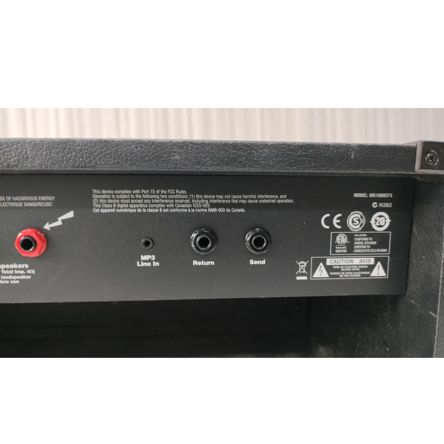 Marshall Guitar Amplifier Heads Marshall MG4 Series MG100HFX 100W Guitar Amplifier Head - Open Box