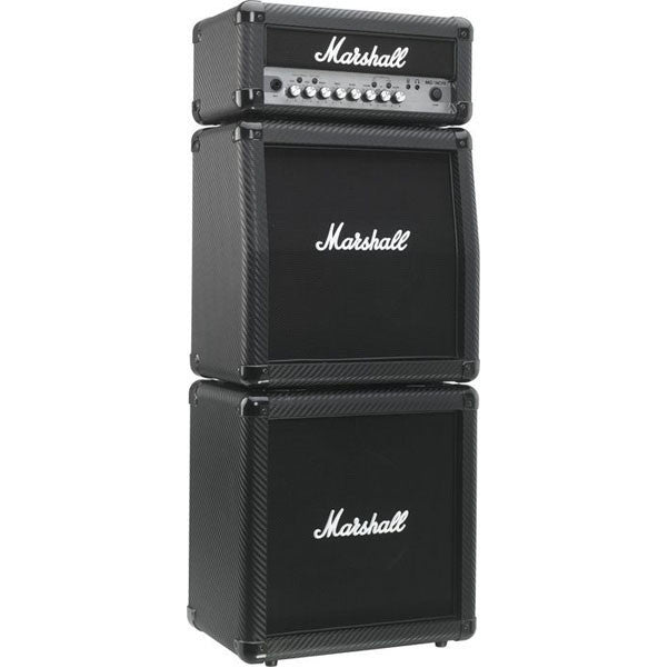 Marshall Guitar Amplifiers Marshall MG Series MG15CFXMS Guitar Mini Stack Carbon Fiber Amp