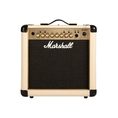 Marshall Guitar Combo Amplifiers Cream Marshall MG-15GFX Gold Series 15-Watts Combo Guitar Amplifier with Effects