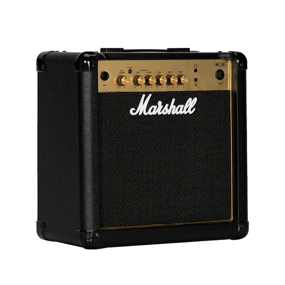 marshall guitar combo amplifiers marshall mg-15g gold series 15-watts combo guitar amplifier      