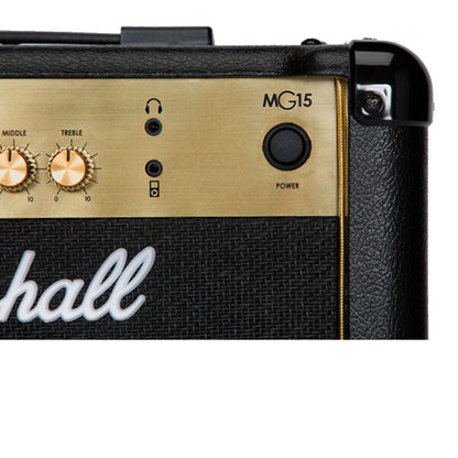 marshall guitar combo amplifiers marshall mg-15g gold series 15-watts combo guitar amplifier      