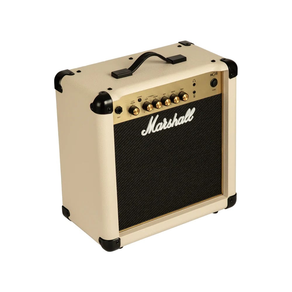 marshall guitar combo amplifiers marshall mg-15g gold series 15-watts combo guitar amplifier      #color_cream