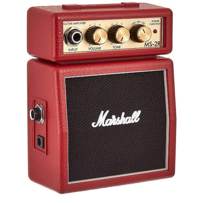 Marshall Guitar Combo Amplifiers Red Marshall MS-2 Micro Guitar Amplifier