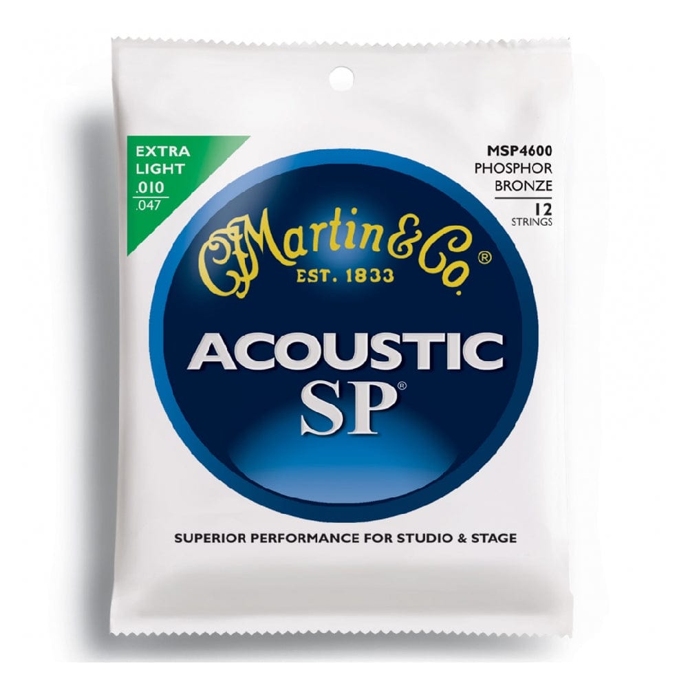 Martin Acoustic Guitar Strings Martin MSP4600 Acoustic Guitar Strings  - 12 String