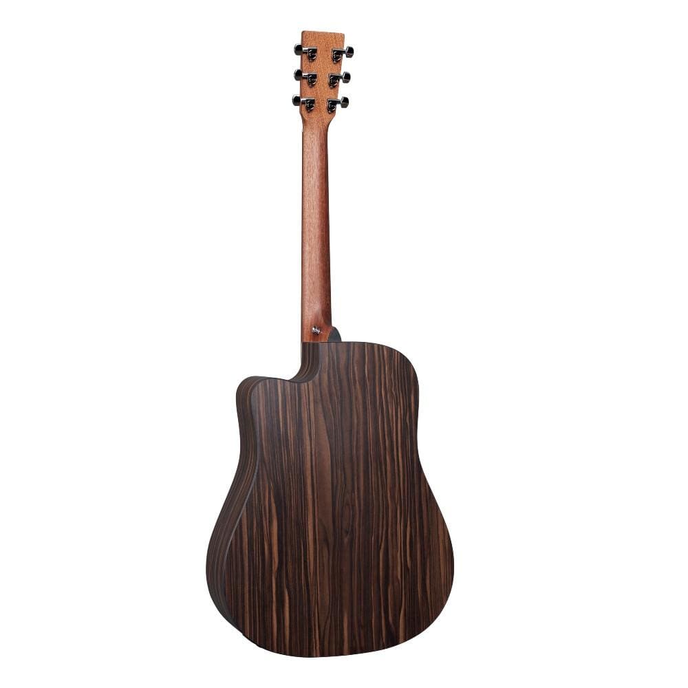 martin electro acoustic guitars martin dcx2e dreadnought electro acoustic guitar with gig bag