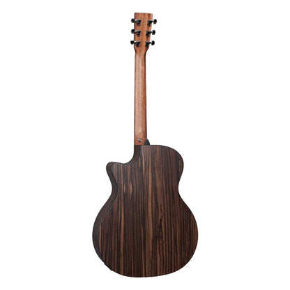 martin electro acoustic guitars martin gpcx2e dreadnought electro acoustic guitar with gig bag