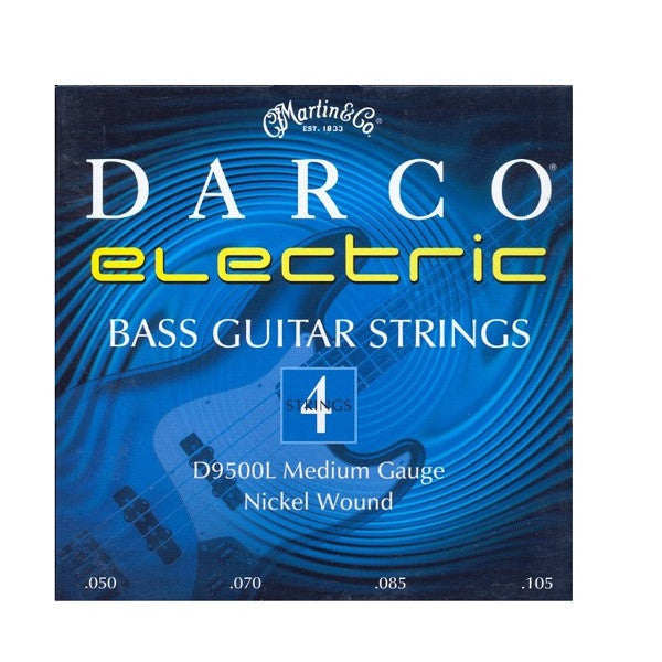 martin guitars bass guitar strings martin darco d9500l bass guitar strings set - nickel plated
