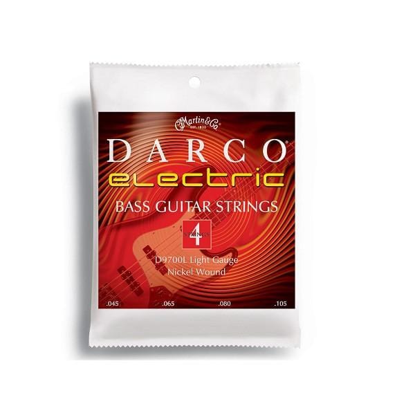 Martin Guitars Bass Guitar Strings Martin Darco D9700L Electric Bass Guitar Strings - Nickel Wound, Longscale