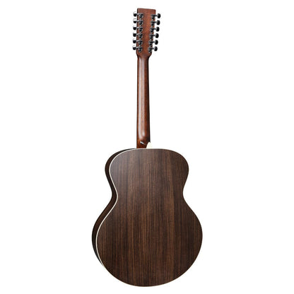martin guitars electro acoustic guitars martin grand j-16e 12 string electro acoustic guitar with case