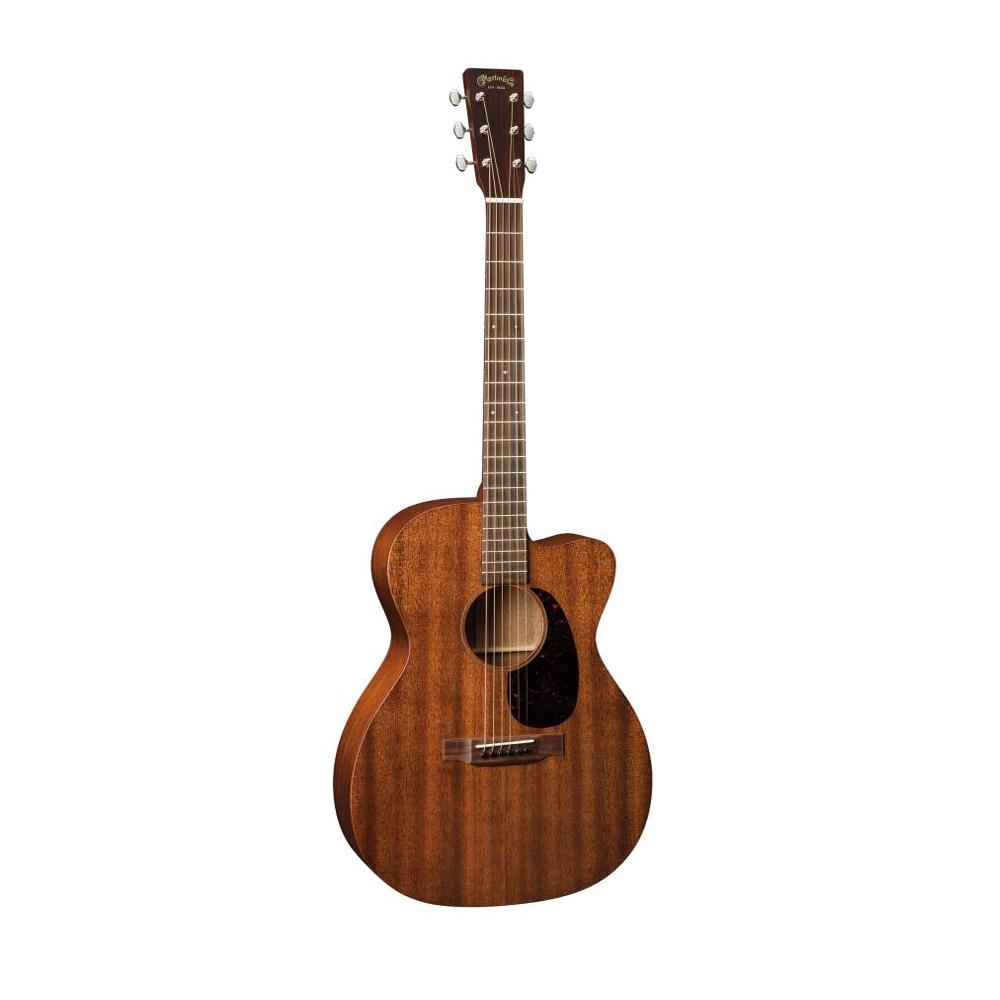 martin guitars electro acoustic guitars martin guitars omc-15me cutaway electro acoustic guitar with case - rosewood fretboard