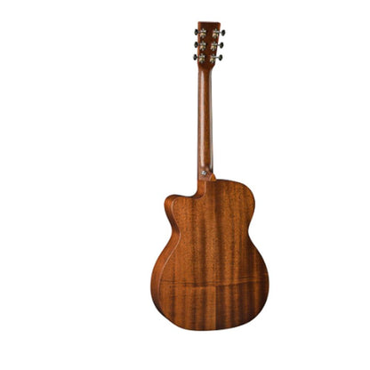 martin guitars electro acoustic guitars martin guitars omc-15me cutaway electro acoustic guitar with case - rosewood fretboard