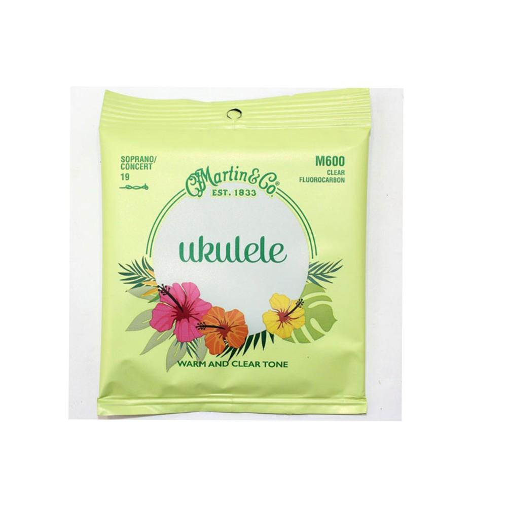 Martin Guitars Ukulele Strings Martin Ukulele Strings M600 Clear Fluorocarbon for Soprano/Concert