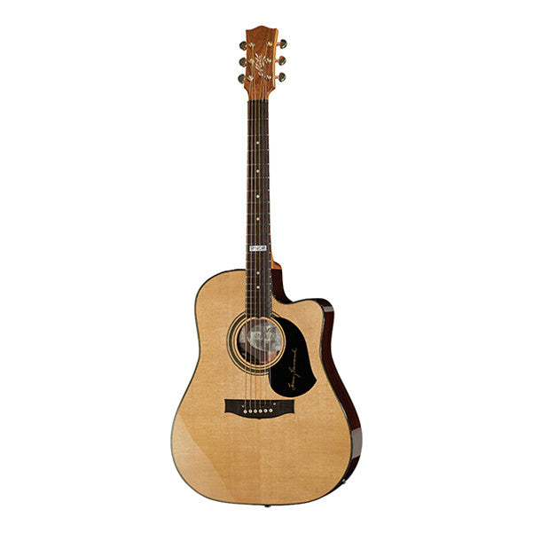 maton electro acoustic guitars maton te1 tommy emmanuel dreadnought cutaway electro acoustic guitar - honey stained gloss