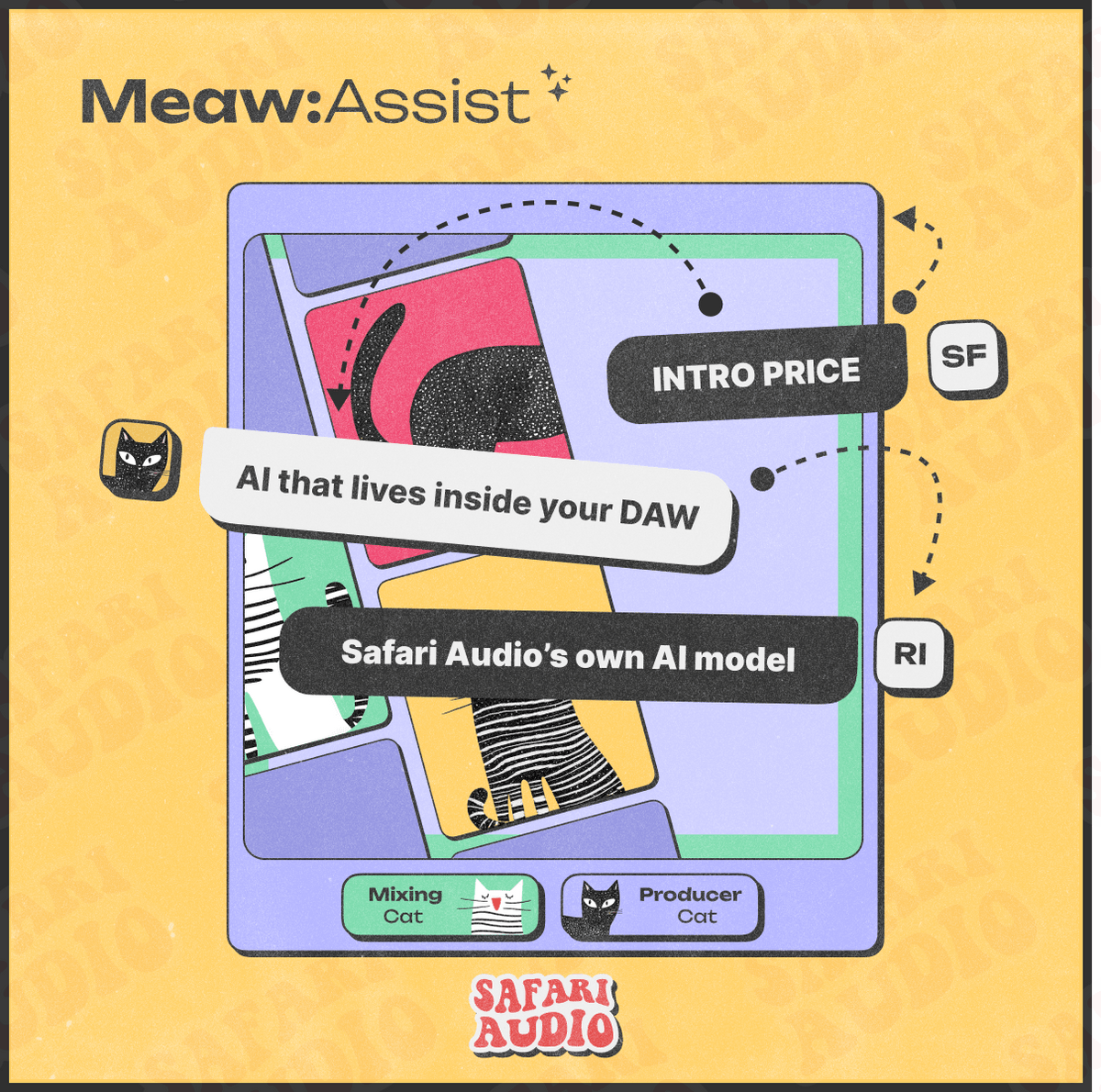 Safari Pedals Meaw : Assist