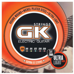 Medina Artigas Electric Guitar Strings Ultra Light Medina Artigas GK Strings Nickel Plated Steel Round Wound Electric Guitar Strings