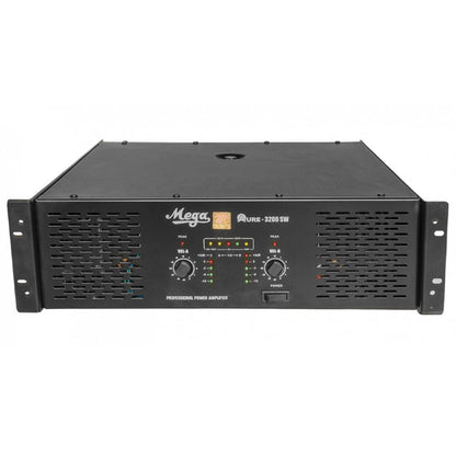 mega power amplifiers mega aure 3200sw pa power amplifier