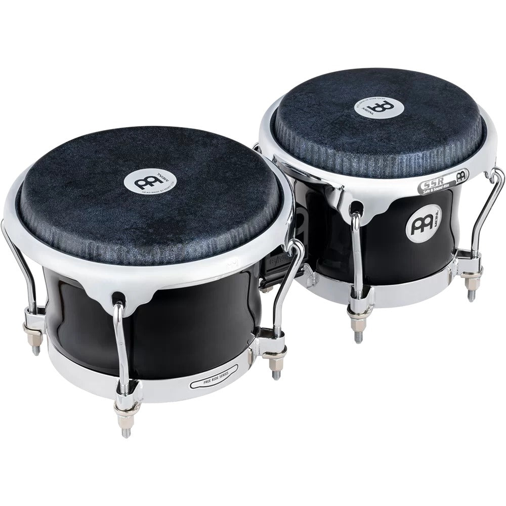 Meinl Bongos Black Meinl FFBR400BK Fibercraft Series Fiberglass Bongo - Black
