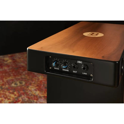 meinl cajons meinl ptopcaj2wn slaptop series turbo cajon with pick-up - walnut