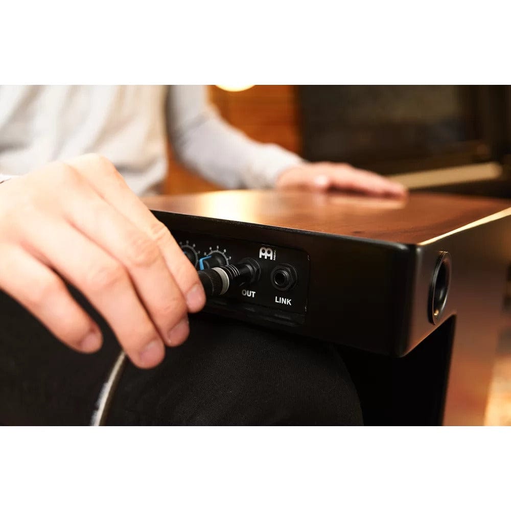 meinl cajons meinl ptopcaj2wn slaptop series turbo cajon with pick-up - walnut