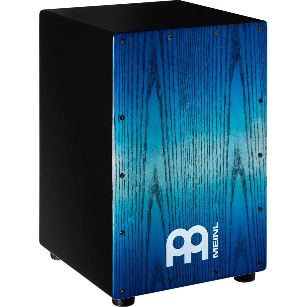 meinl cajons pacific blue fade meinl mcaj100bk snare cajon    #color_pacific-blue-fade