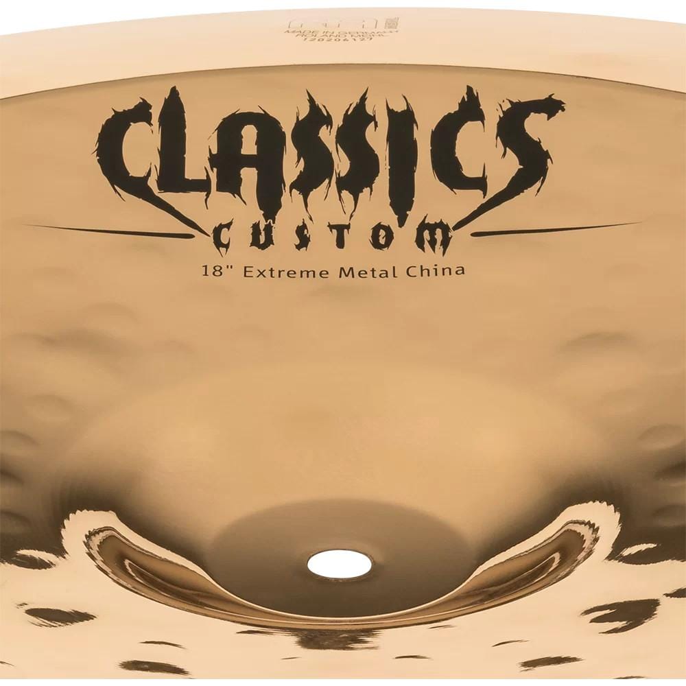 meinl china cymbals meinl cc18emchb classics custom 18inch extreme metal china brilliant cymbal