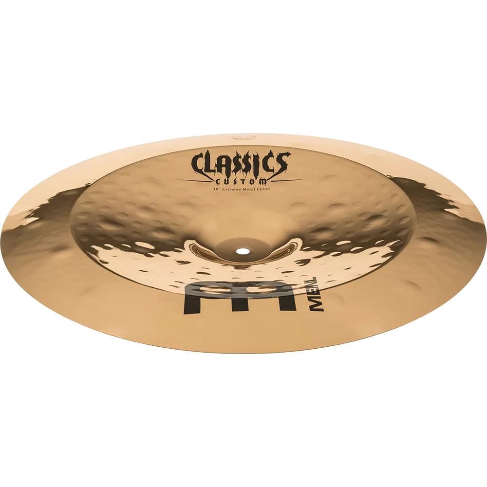 meinl china cymbals meinl cc18emchb classics custom 18inch extreme metal china brilliant cymbal