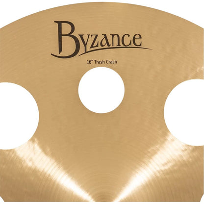 meinl crash cymbals meinl b16ttrc byzance traditional 16" trash crash cymbals