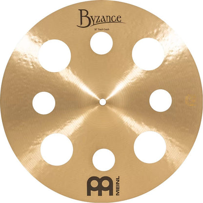 meinl crash cymbals meinl b16ttrc byzance traditional 16" trash crash cymbals