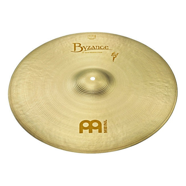 meinl crash cymbals meinl b18samc 18inch byzance vintage sand medium crash cymbal