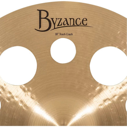 meinl crash cymbals meinl b18ttrc byzance traditional 18" trash crash cymbals