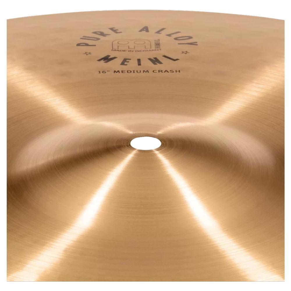 meinl crash cymbals meinl pa16mc pure alloy 16" (41cm) crash traditional cymbals