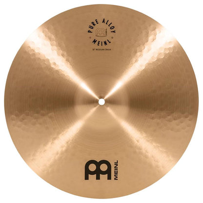 meinl crash cymbals meinl pa16mc pure alloy 16" (41cm) crash traditional cymbals