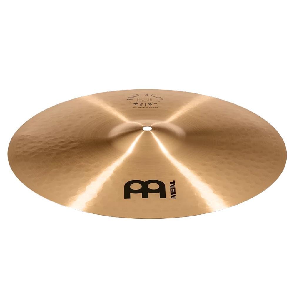 meinl crash cymbals meinl pa16mc pure alloy 16" (41cm) crash traditional cymbals