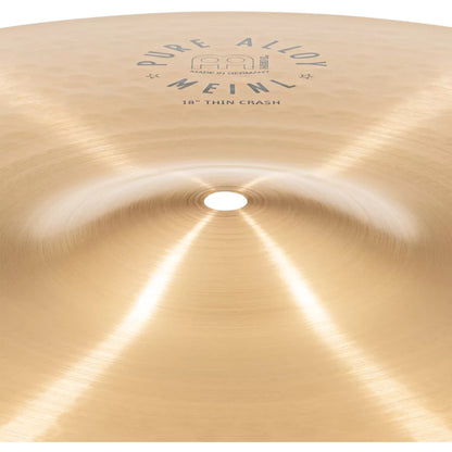 Meinl Crash Cymbals Meinl PA18TC 18" Pure Alloy Thin Crash Cymbal