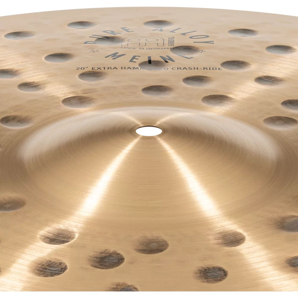 Meinl Crash Ride Cymbals Meinl Pure Alloy Extra Hammered Crash Ride Cymbals